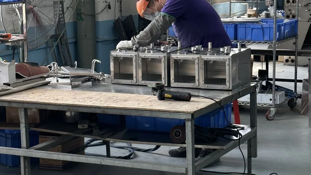 Salt Spray Test at ProphetChef factory